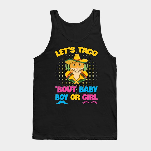 Mexican Gender Reveal Design for a Mexican Family Tank Top by ErdnussbutterToast